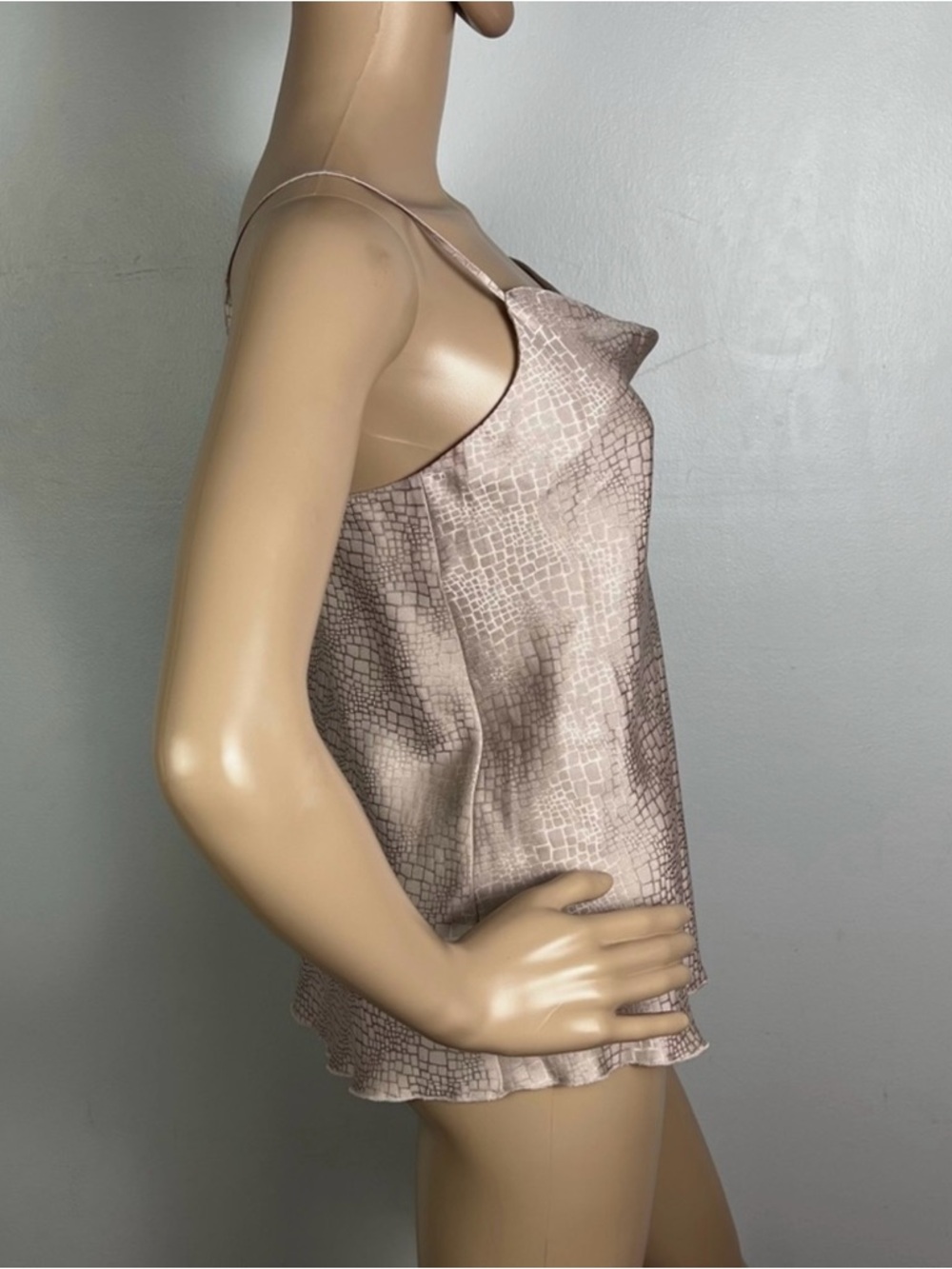 NEW ATM ANTHONY THOMAS MELILLO REVOLVE REPTILE SILK CAMISOLE - Picture 5 of 10